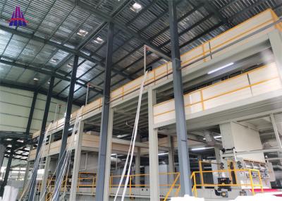 tela de tecelagem não de 3200mm SSS PP Spunbonded que faz a máquina para o higiene médico