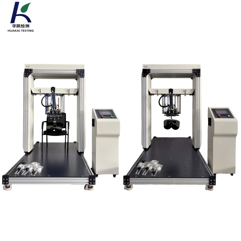 Touch Screen Controlled Chair Backrest & Seat Surface Tester Comprehensive Office Chair Cyclic Compression Testing Equipment