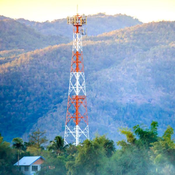 50-110m Height BTS Tower 1-2 Months Installation Time 20-50 Years Life