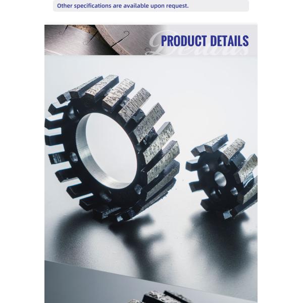 D50/86/100mm Каменная поверхность Смельчение и фрезерный сегмент Железное ядро