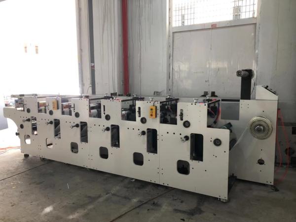 6 colour Narrow Web Flexo Printing Machine For Kraft Post Paper