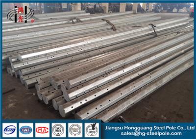 Padrão enterro direto Polo de aço galvanizado, transmissão de energia Polo tubular de aço