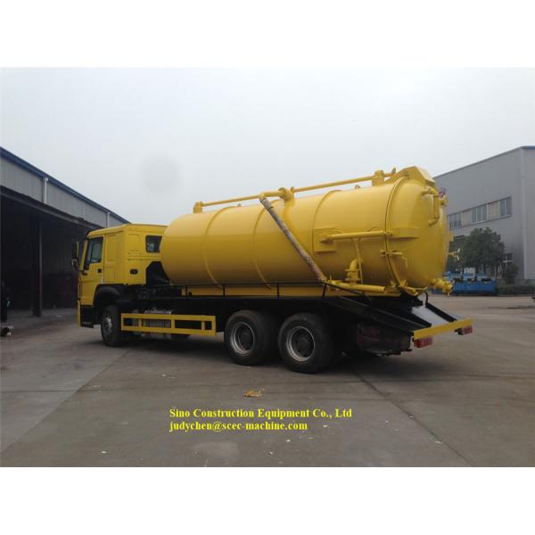 10 тележка всасывания нечистот тележки 16000Л чистки нечистот колес с танком Лифтабле