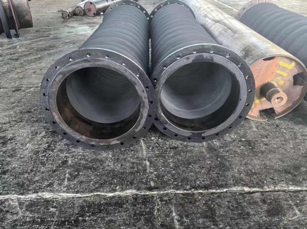 100ft Black Rubber Suction Hose for Dredging -40°F to 158°F