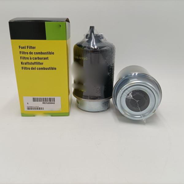 Filtro de combustível diesel de tamanho normal RE62419 com papel de filtro