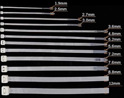 PA Plastic Self Locking Cable Tie Nylon 66  Stainless Steel