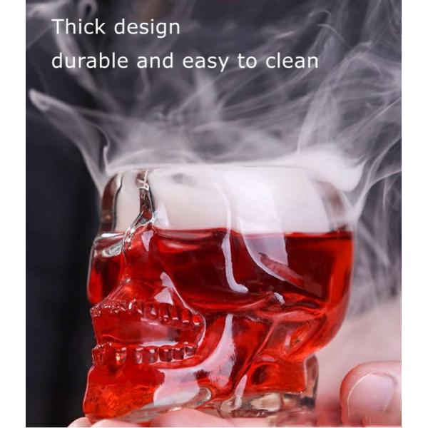 Whisky Brandy Vodka Brewed Wine Spirits Cup Skull Glass Bottle Special Shaped 50-700ml