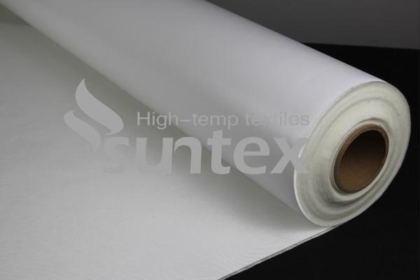 Pano revestido da fibra de vidro do silicone à prova de fogo para o colchão da isolação térmica