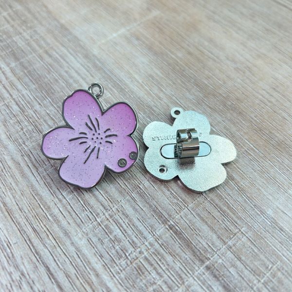 Cherry shape pins,custom cherry metal badge with epoxy