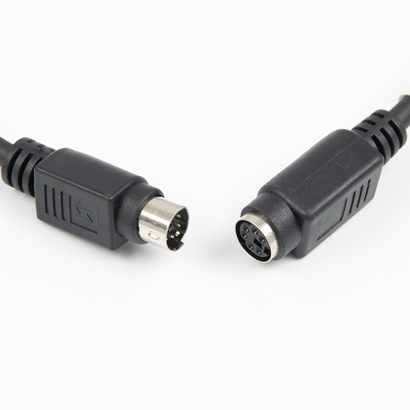 клин клавиатуры черноты PS2 PVC 1m привязывает мужчине KWB к женскому расширению