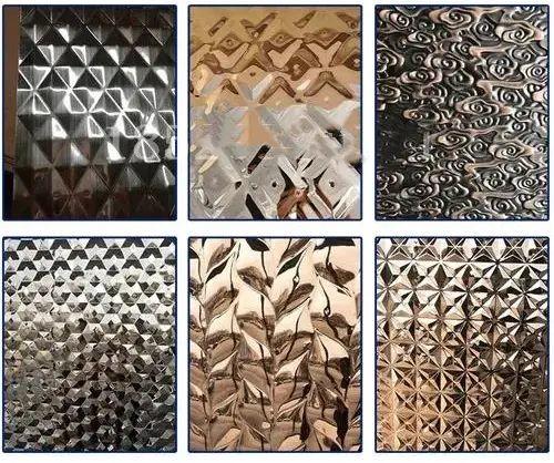 Ss 304 Ss316 Perforated Stainless Steel Plate Sheet Embossed Checkered Decorative ASTM Pattern