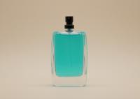 Rectangle Cosmetic Spray Bottle With Matte Black Crimp Perfume Sprayer
