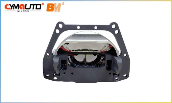 CYMAUTO T16 Tri Cup Bi-Led Projector LenteFan de Rolamento Duplo 55W/65W 4000Lux/5800Lux