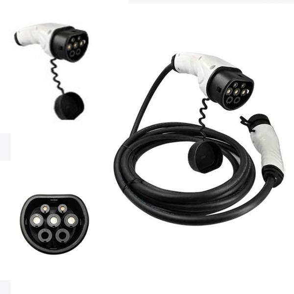 16A 1 Phase Evse Electric Car Charging Station 22kw Ev Charger Electric Vehicle Car Charger Type 2 to Type 2 Electric Car