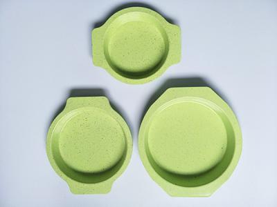Non-Stick Metal Ceramic Coating Round Tart Mold Marble Coating Round Baking Tray