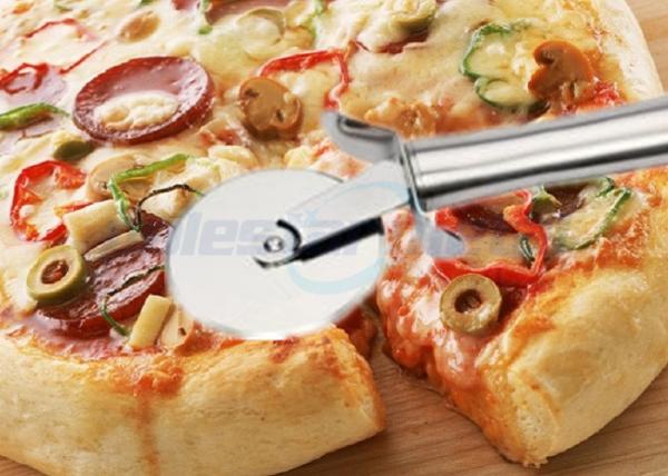 Utensílios de aço inoxidável ajustados, 18/8 cortadores de aço inoxidável da cozinha da pizza