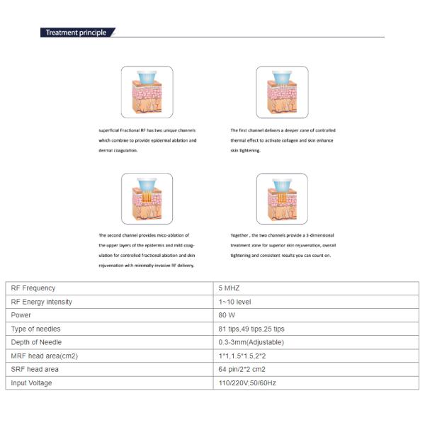 Body Fractional Micro Needle RF Frequency Microneedle 49 Pin Beauty Machine Body Equipment with Vacuum