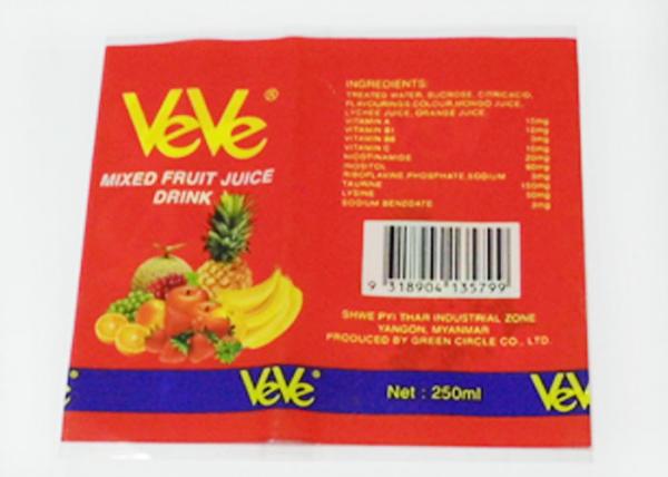Gravure Printing PVC Shrink Label For Bottle , Heat Shrinkable Film Gloss Matt Surface