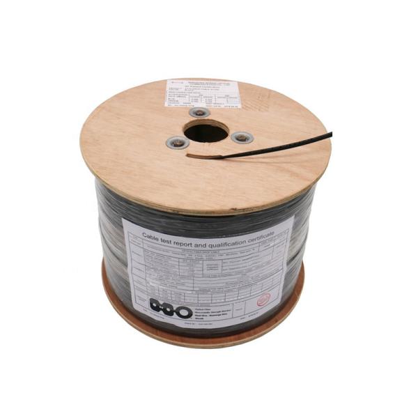 Plywood Drum FTTH Drop Fiber Optic Cable Singlemode KFRP Strength Member