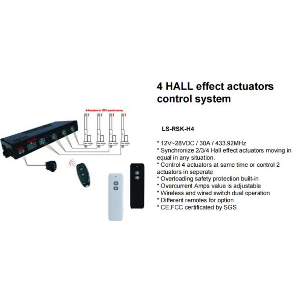 DC Motor Telescopic Electric Actuator 6000N 26mm/s Healthcare Industry