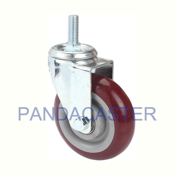 130mm Medium Duty Casters With Screw Stem 4 In Swivel Caster
