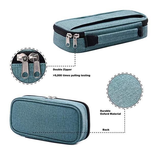 Handy Designed Zipper Pencil Bag / Fabric Pencil Pouch Case Fashionable