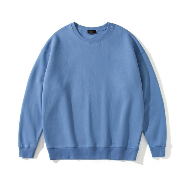 Vintage Custom Cotton Fleece Crewneck Blank Oversized Sweatshirt Loose Unisex