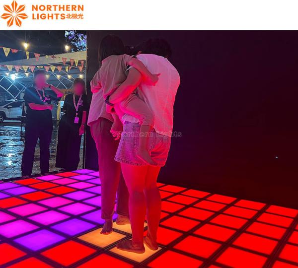 Led Grid Light Indoor Led Touch Gaming Floor Megagrid Interactive Game
