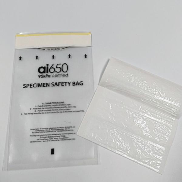 Таможня сумки образца Biohazard перехода лаборатории 95Kpa пластиковая