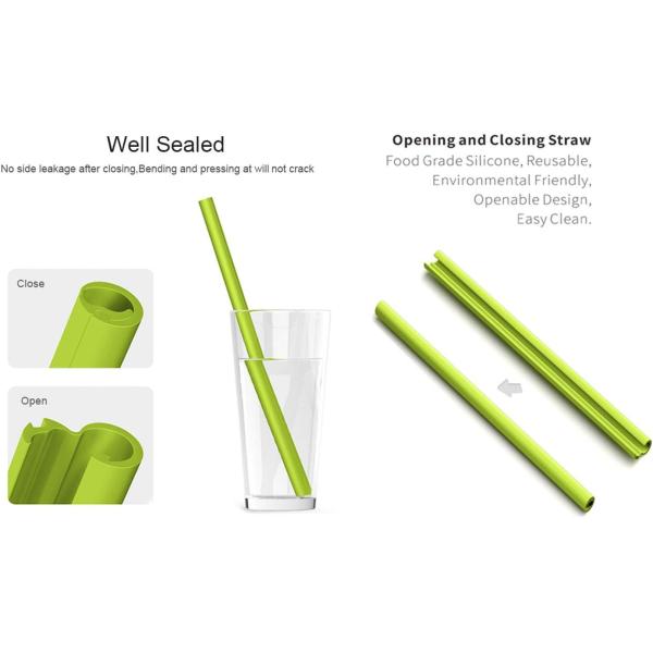 Multicolor Washable солом Smoothie силикона коктейля безвредное