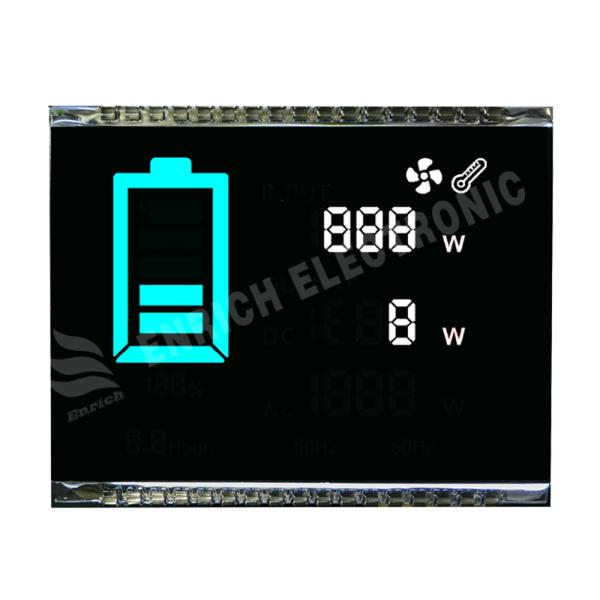 Custom VA Segment LCD Display 1/4 Duty 1/3 Bias 5V