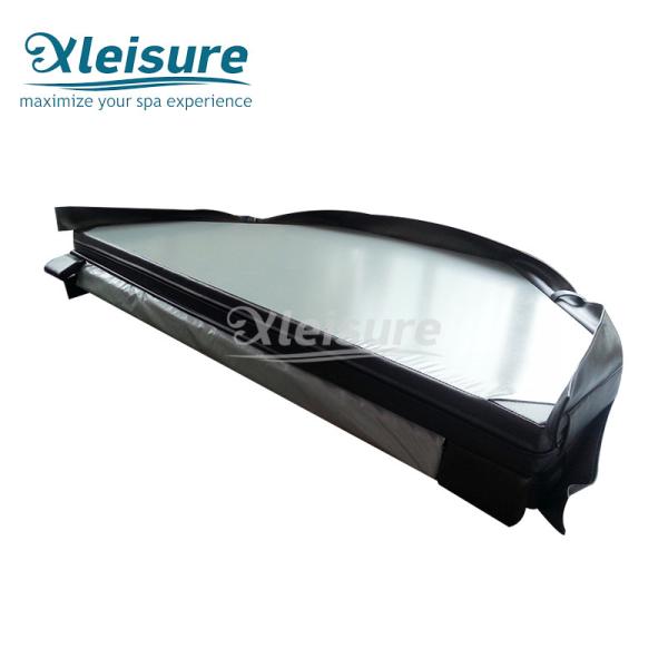 Durable Octagon Inflatable Spa Cover Thermal  Inflatable Hot Tub Lid  Dark Grey Color