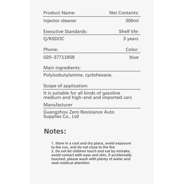 Boquilla de combustible de automóvil limpiador de inyector de combustible usado para la pérdida de energía Solución del problema líquido