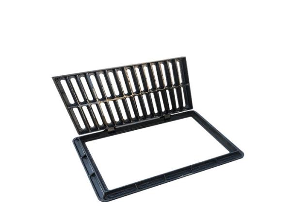 Anti Slip Road Rain Water Drain Covers Smooth Surface Convenience Installation