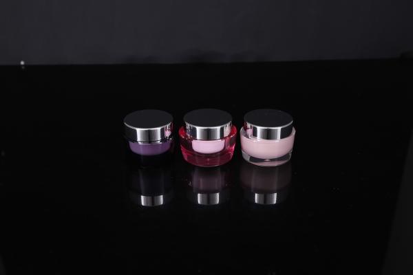 hand lip crystal pump empty square white Screen Printing Airless 30ml Cosmetic Cream Jars