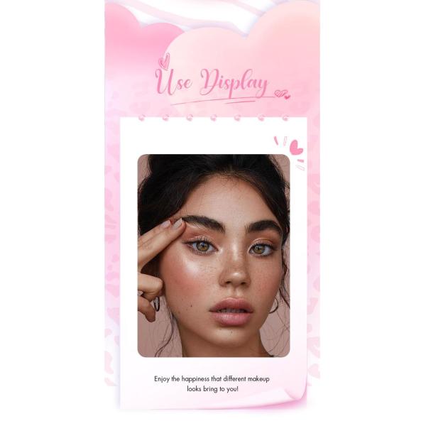 Diamond Glowing Glitter Makeup Highlighter Single Pressed Glitter Eyeshadow Palette