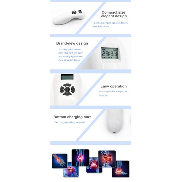 Clinic Physical Therapy Handheld Laser Device 808nm 650nm Cold Laser Therapy Machine