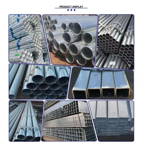 Z275-Z600 Coating Galvanized Square Rectangular Pipe for Hollow Section Structure and High Durability