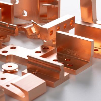 O cobre processado por CNC é resistente à corrosão e tem uma construção forte