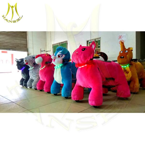 Hansel horse back riding machine ride on toy amusement park rides for rent outdoor park games animal scooters in mall