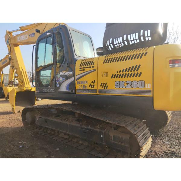 1.2m3 a utilisé l'excavatrice de Kobelco Sk200 8/excavatrice micro 5.5km/H de