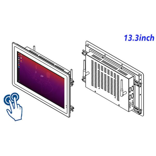 13.3-Inch Built-In Linux Monitor for Retail Systems and Public Terminals