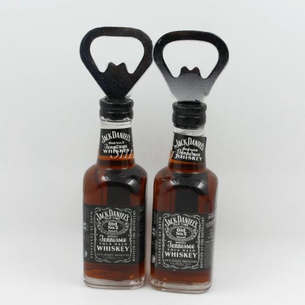 Shinny Gifts Whiskey Bottle Shape Bottle Opener Magnet Sticker Promo Gifts