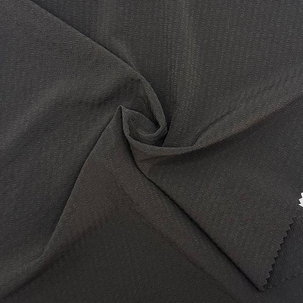 4 Way Stretch Bubble Vertical Stripe Fabric 93% Polyester 7% Spandex Fabric 146GSM