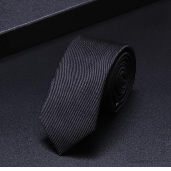 Men's Neckwear Leisure Navy Custom Ascot Woven Tie Silk Woven Strip Necktie