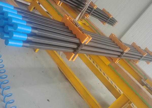 Varilla roscada rápida T38 de 1830 mm para perforación en roca dura