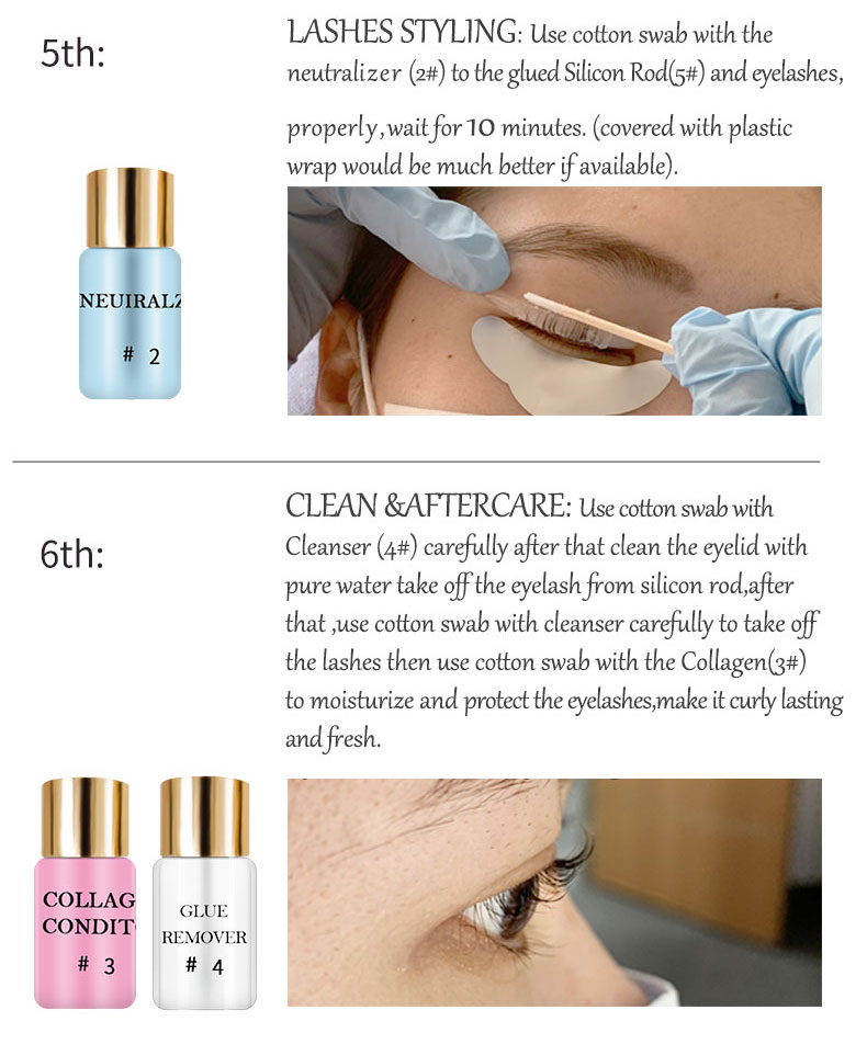 Розовое слоение 2 чела салона DIY в 1 наборе перми брови Eyelash& набора подъема ресницы