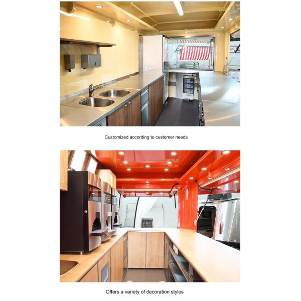 Hot Dog Ice Cream and Fast Food Custom Electric Food Truck with Cooking Equipment