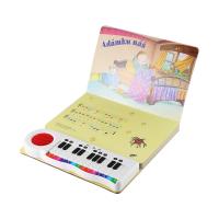 Botões sadios do módulo 23 do piano do bebê não tóxicos para livros da placa sadia das crianças