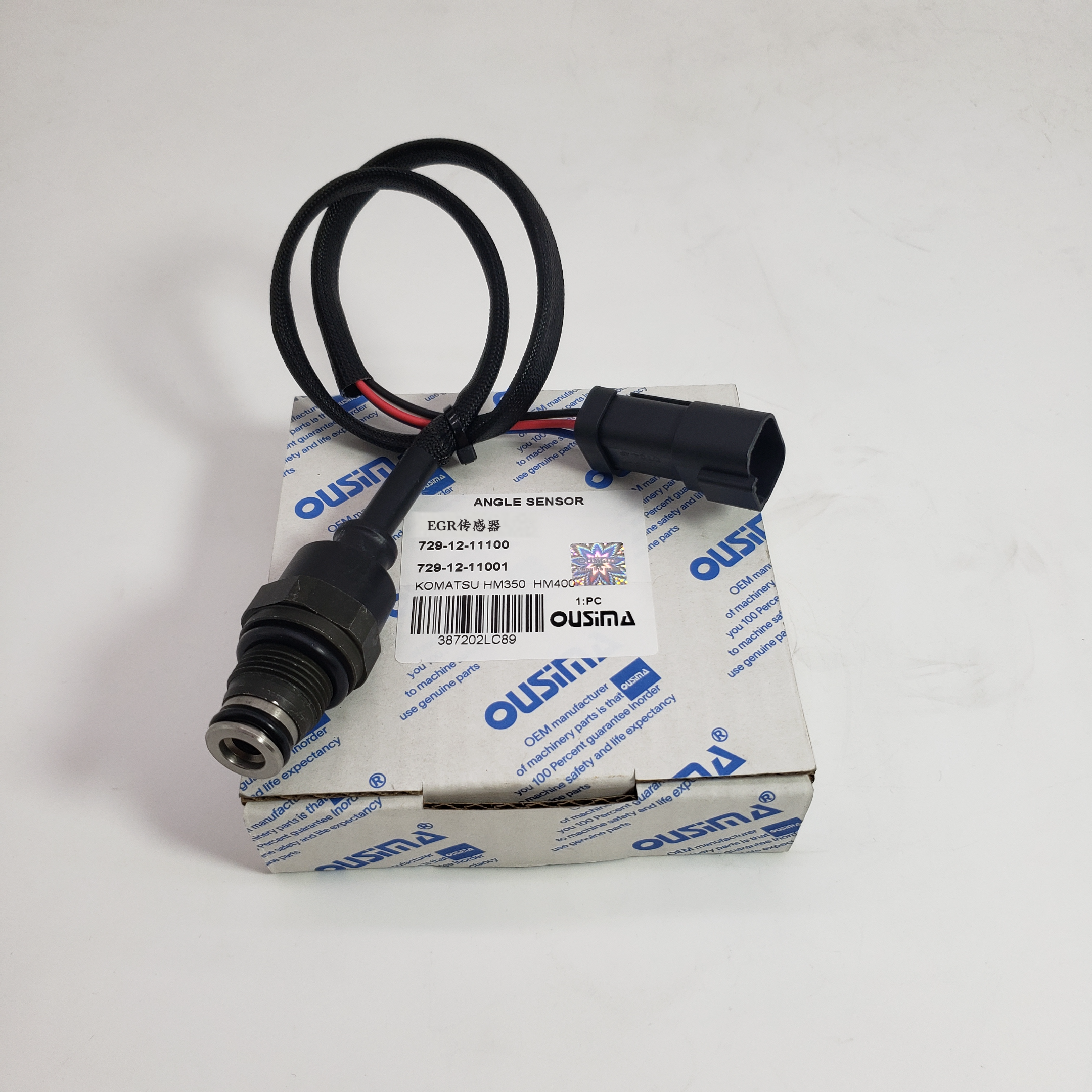 Excavator EGR Sensor  729-12-11100 729-12-11001 For KOMATSU HM350 HM400